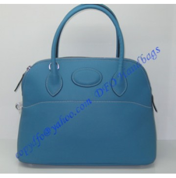 Hermes 31cm Bolide H31063 blue